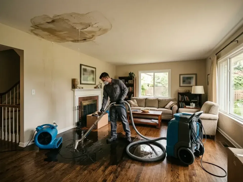 attic-pipe-burst-ceiling-drip-008 — frequently asked questions, Water Damage Restoration & Carpet Care in New Hope, MN